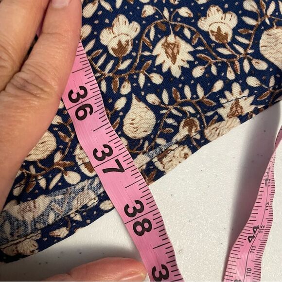 SEA NEW YORK Floral Peekaboo Lace Neckline Sleeveless Shift Sundress sz 10 - Picture 7 of 9